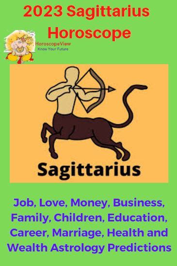 Sagittarius Horoscope 2023 and Astrology Predictions