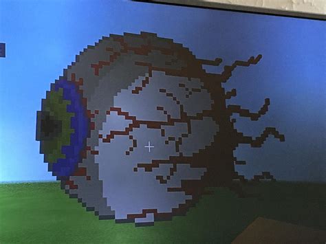 Made Eye Of Cthulhu In Minecraft Rterraria