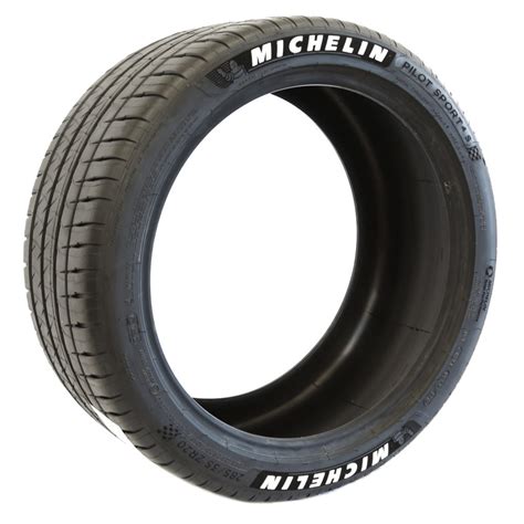 Michelin Pilot Sport 4s White Letter Tire | TIRE STICKERS .COM