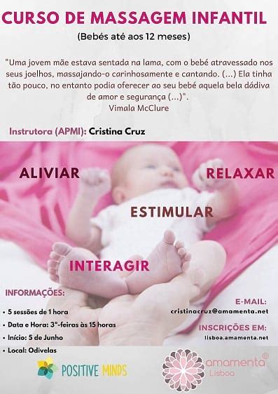 Curso De Massagem Infantil Até 12 Meses 5 Sessões Amamenta Lisboa®️