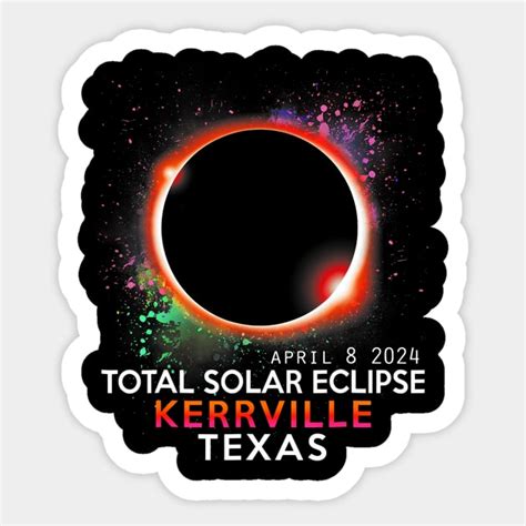 Kerrville Texas Totality Total Solar Eclipse April 8 2024 Kerrville