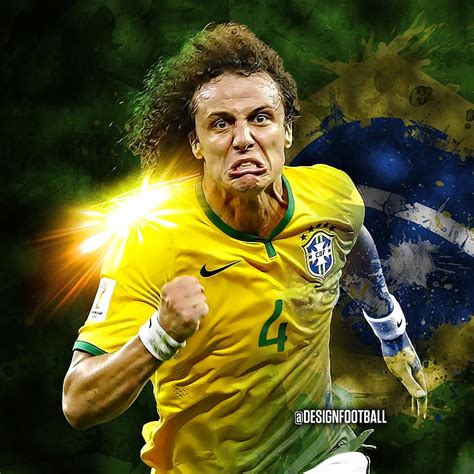 Chelsea Fc Football Player39s Biografía 7 David David Luiz Fondo De