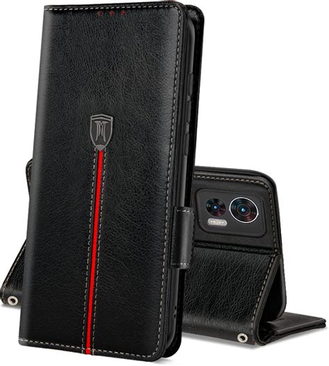 Case For Motorola Edge Neo Magnetic Leather Wallet Card Slots Edge