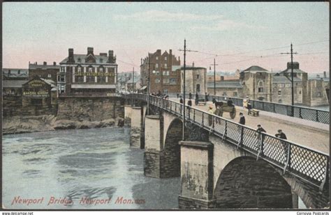 Newport Bridge, Newport, Monmouthshire, c.1905-10 - MJ Ridley Postcard | For sale on Delcampe ...