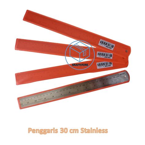 Jual Penggaris Besi Joyko Rl St Cm Stainless Steel Ruler Original