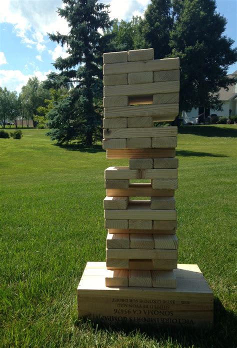 Giant Jenga Jenga Yard Jenga Set Yard Game Jumbo Jenga