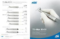 Turbina para odontología Ti Max X450 NSK Europe GmbH de aire 45