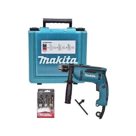 Furadeira De Impacto 1 2 HP1640KX1 220V Maleta E Kit Brocas