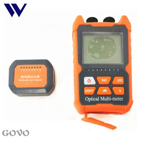 Govo Optic Power Meter Dbm Gw A Handheld Fiber Multimeter