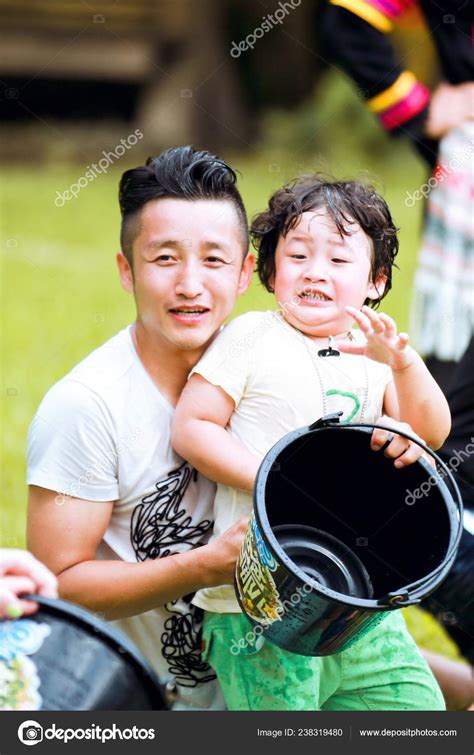 Handout Picture Chinese Boxer Zou Shiming Left His Son Zou – Stock ...