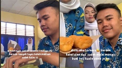 Sosok Fadil Siswa SMA Yang Viral Jualan Risol Untuk Bantu Ekonomi