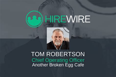 Another Broken Egg Cafe Elevates Tom Robertson To COO