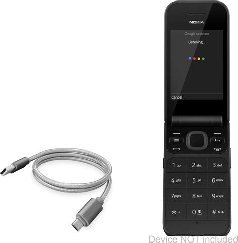 Boxwave Cable Compatible With Nokia 2720 Flip Micro Usb