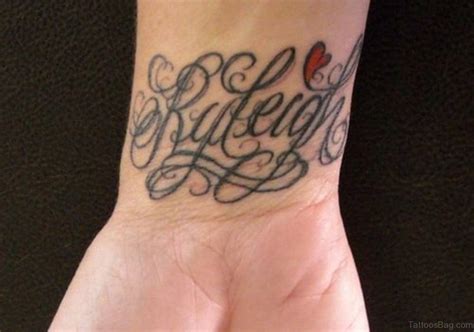 Name Tattoo Designs On Wrist