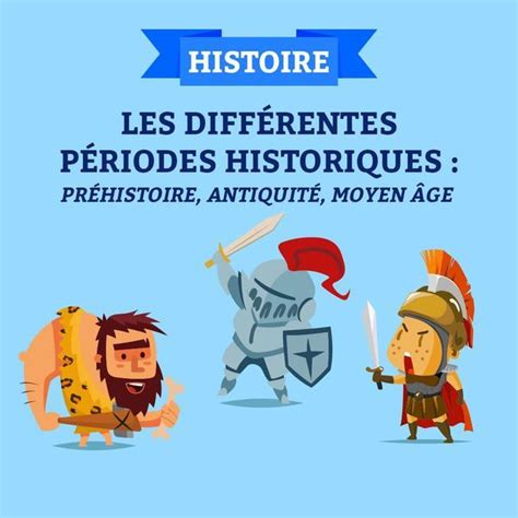 Les Diff Rentes P Riodes Historiques Pr Histoire Antiquit Moyen