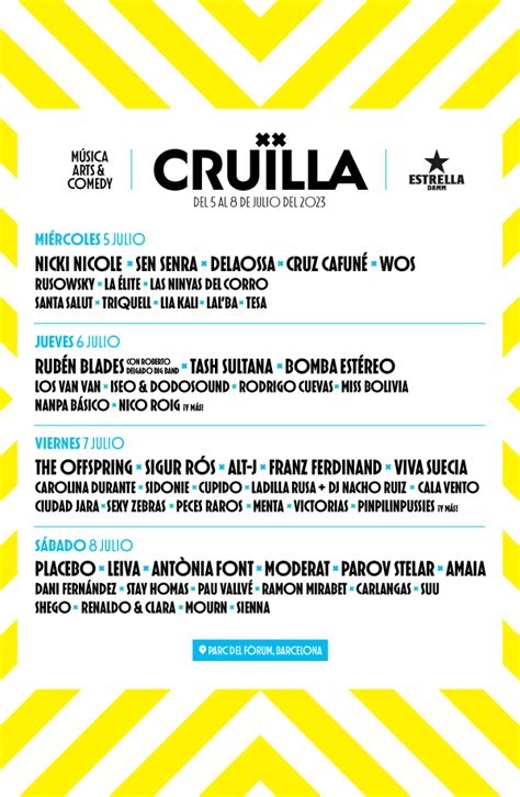 Mi Rcoles De Julio En El Festival Cru Lla