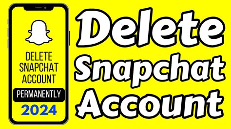 Delete Snapchat Account How To Delete Snapchat Account Permanently On