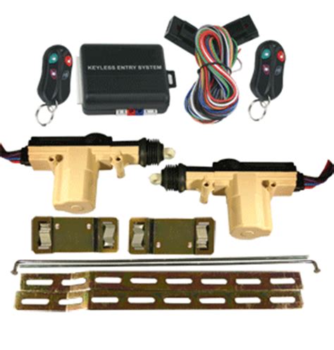 95110 NEW 2-DOOR MES CABLE OPERATED POWER DOOR LOCK KIT WITH 4-CHANNEL ...