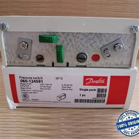 Jual Pressure Switch Danfoss Kp Manual Manual Reset