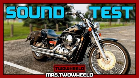 Honda Shadow Exhaust Sound YouTube