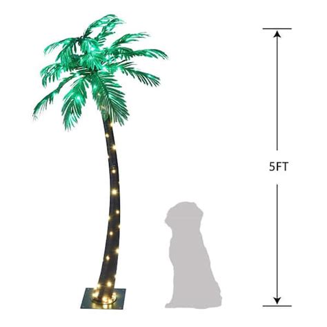 Lighted Palm Tree Decoration For Christmas Shelly Lighting