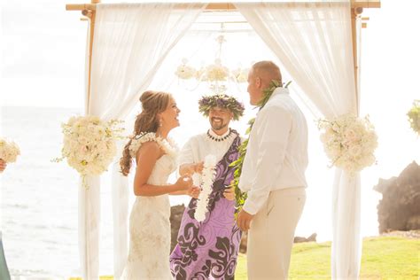 Traditional Hawaiian Ceremony with Leis