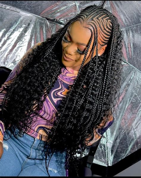 Latest And Beautiful Cornrow Styles For Ladies. - Ladeey