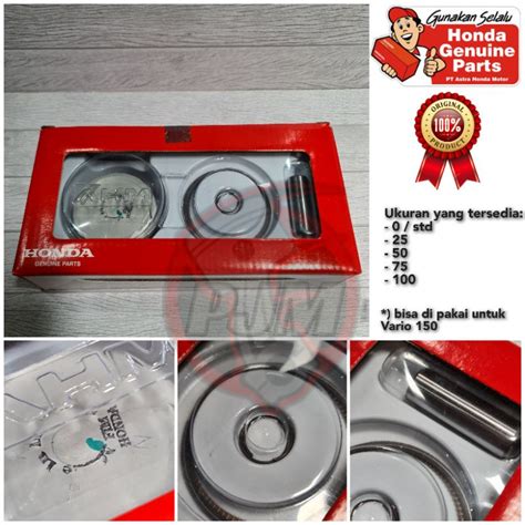 Jual Piston Kit Megapro Mono Verza Krm Ori Original Ahm Pnp Vario