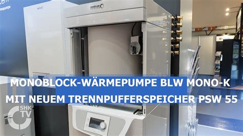 Brötje Monoblock Wärmepumpe BLW Mono K mit neuem Trennpufferspeicher