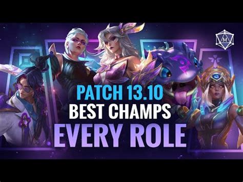 BEST CHAMPIONS for EVERY ROLE in Patch 13.10 League of Legends