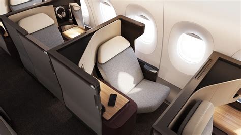 Qantas Unveils A350 Business And First Class Seating Prototypes Business Traveller