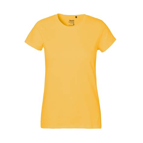 O80001 Ladies Classic T Shirt Yellow Gildan