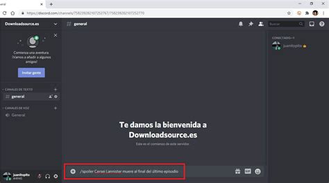 Discord Como esconder mensajes marcándolos como Spoiler