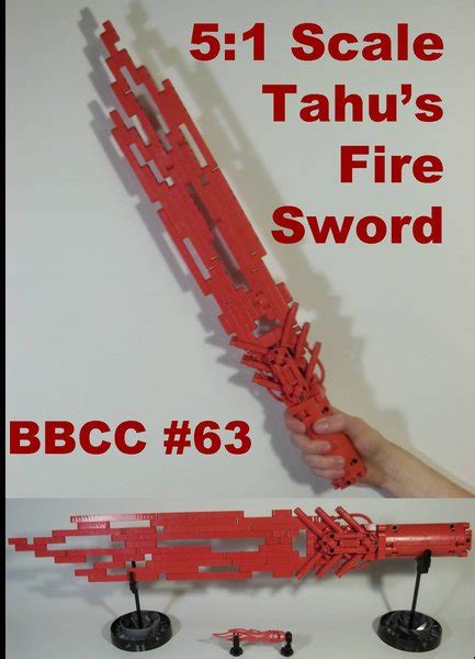 5 1 Scale Tahu S Fire Sword Bionicle Based Creations BZPower