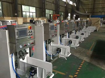 Valve Bag Packer Automatic Weighing And Bagging Machine For