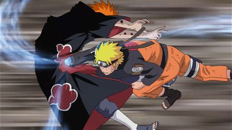 Naruto Sage Mode VS Pain Full Fight YouTube