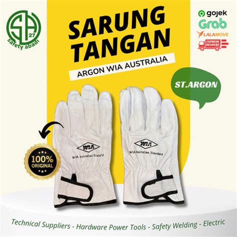 Jual Sarung Tangan Las Argon WIA Kulit Welding Gloves Jakarta Barat