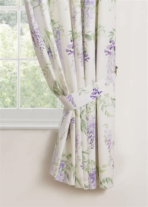 Dreams And Drapes Wisteria Pencil Pleat Curtains With Tie Backs Matalan