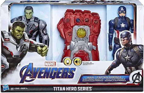 Marvel Avengers Endgame Titan Hero Series Hulk Captain America