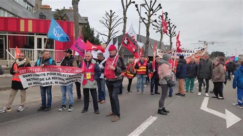 Grève du 16 février plus dun millier de personnes à Saint Malo