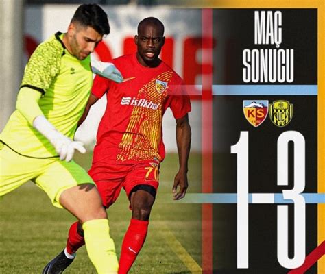 2023 2024 Hazırlık Kayserispor 1 3 Ankaragücü KAYSERİSPOR ORG