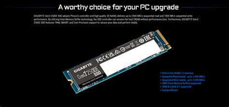 Gigabyte Gp G E G Gen E Gb Pciee X Nvme M Ssd