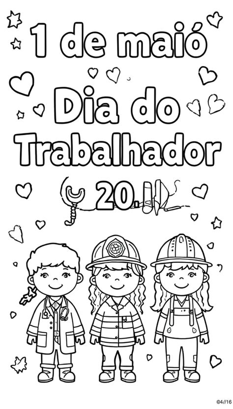 Dia Do Trabalho Para Colorir - Desenhos para Colorir do Dia do Trabalho (1º de Maio) – Imprimir Grátis ...