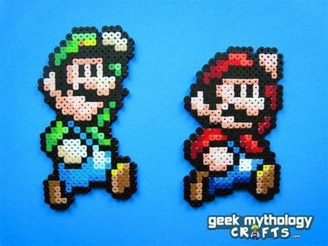 Pin By Gus Pacheco On Perler Hama Beads Mario Perler Bead Disney