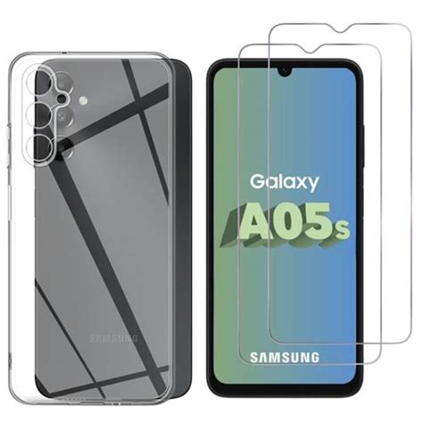 Coque Pour Samsung Galaxy A S Et Verres Tremp Film Protection Ecran