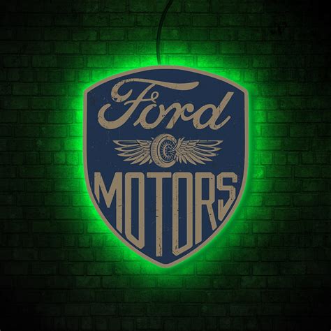 Ford Neon Sign Ford Logo Light Ford Led Sign Ford Wall Art - Etsy