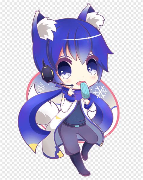 Chibi Wolf Girl Drawing