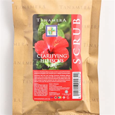 Clarifying Hibiscus Scrub Tanamera Online Shop