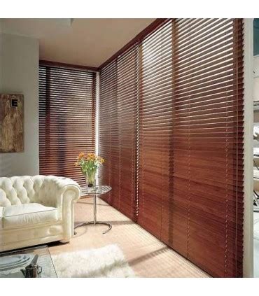 Cortinas Venecianas De Madera Rustic Cinta