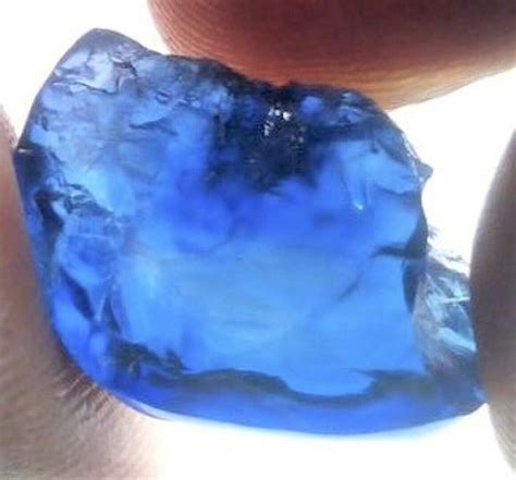 SAPPHIRE ROUGH FACET GEM GEMSTONE BLUE SRI LANKA GENUINE NATURAL UNCUT